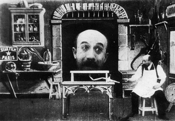 Cena de O Homem da Cabeça de Borracha de Georges Méliès