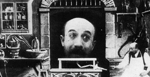 O Homem da Cabeça de Borracha de Georges Méliès