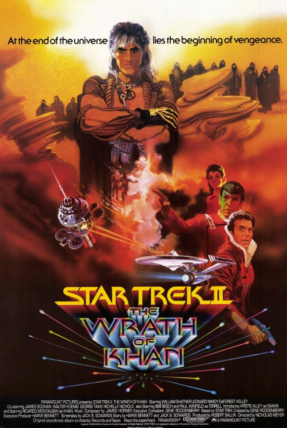 Cartaz do filme Star Trek II - A Ira de Khan