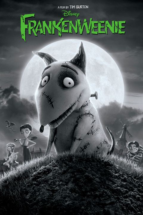 Cartaz do filme Frankenweenie de Tim Burton