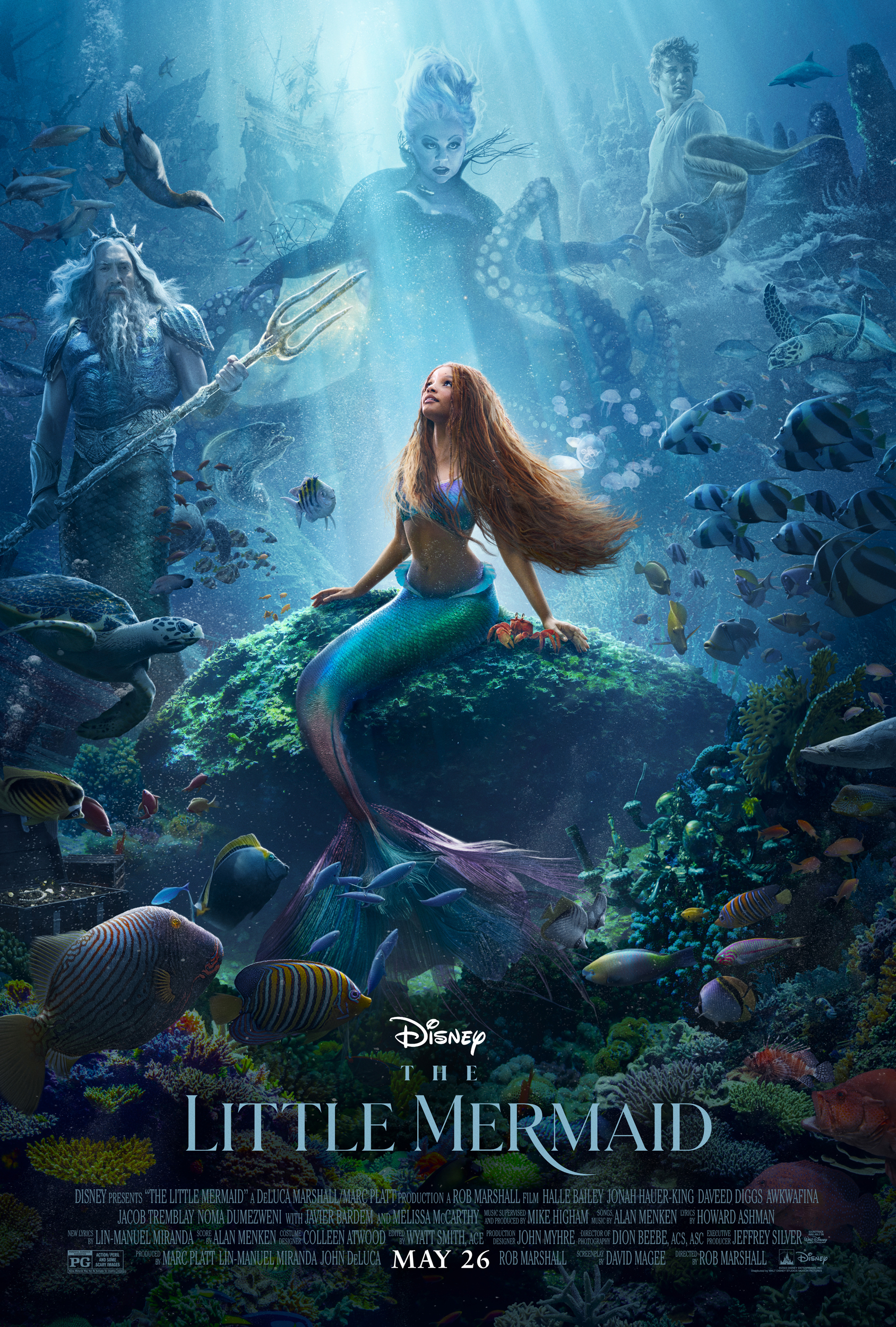 Trailer do filme A Pequena Sereia da Disney é divulgado