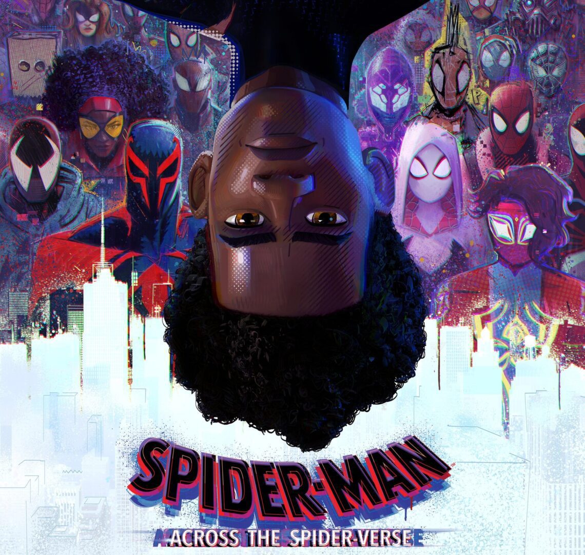 Cartaz do filme Homem-Aranha: Através do Aranhaverso