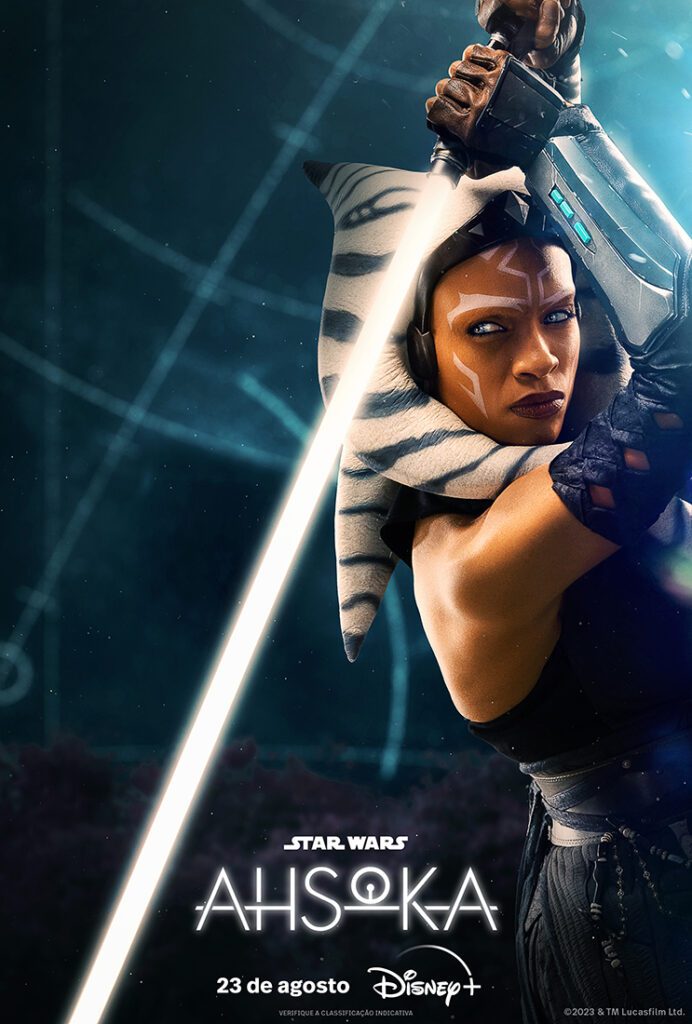 Cartaz da série Ahsoka, do universo Star Wars