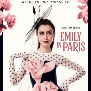 Cartaz da quarta temporada da série Emily em Paris da Netflix