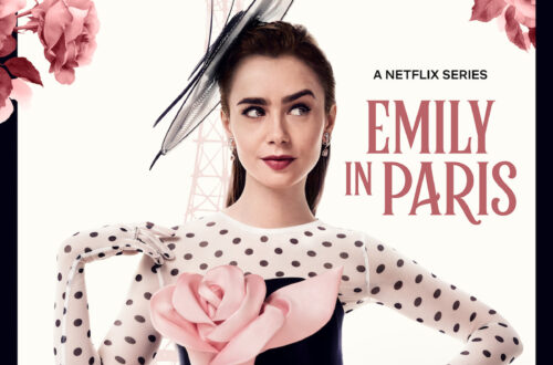 Cartaz da quarta temporada da série Emily em Paris da Netflix