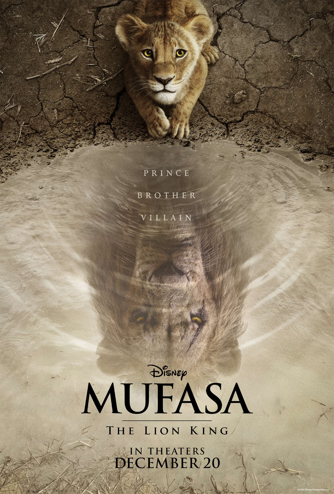 Cartaz do filme Mufasa: O Rei Leão